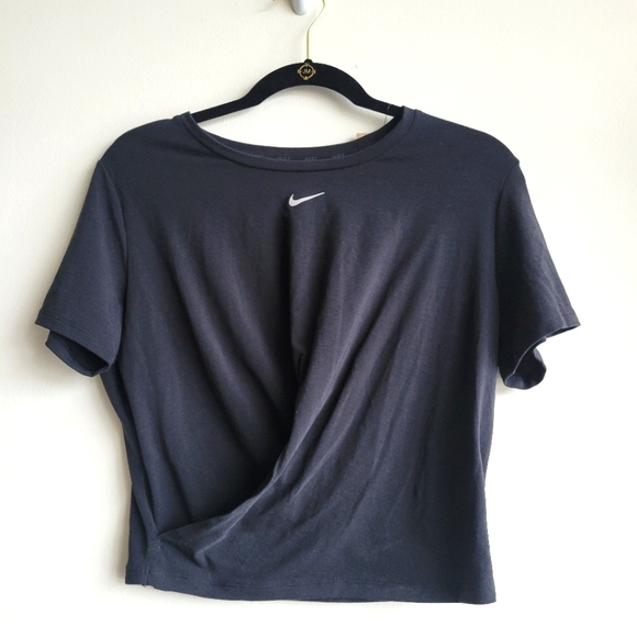 Tops - NIKE Orangetheory Twisted Front Crop Tee